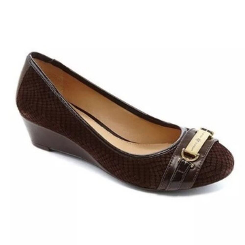 Antonio Melani Snake Print Marva Wedges Size 8.5M